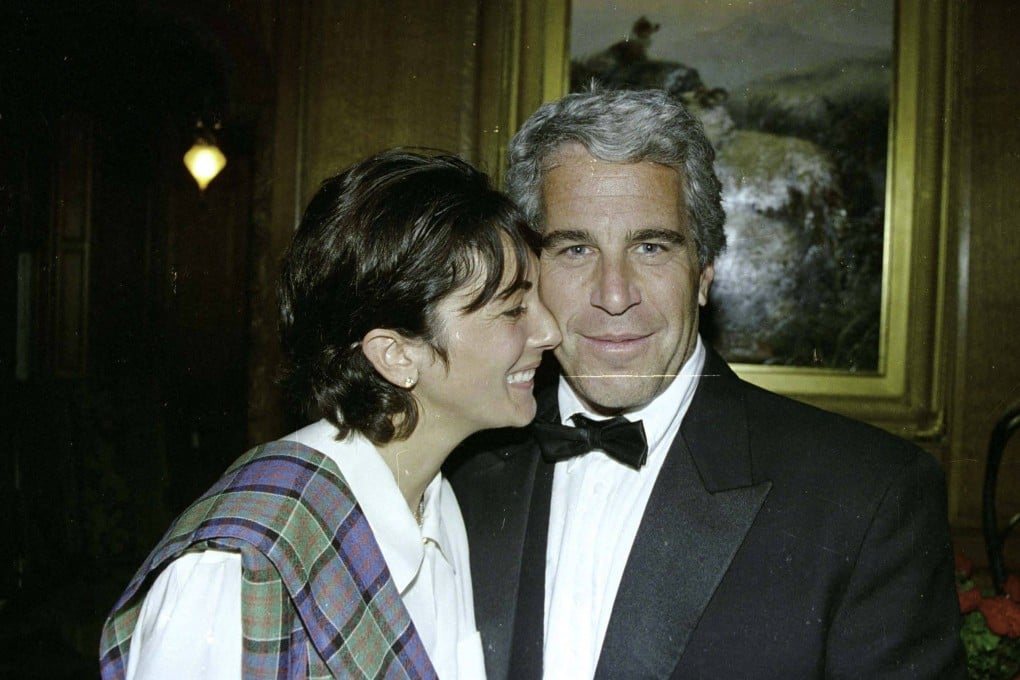 An undated trial evidence image shows British socialite Ghislaine Maxwell and US financier Jeffrey Epstein. Photo: US District Court for the Southern District of New York via AFP