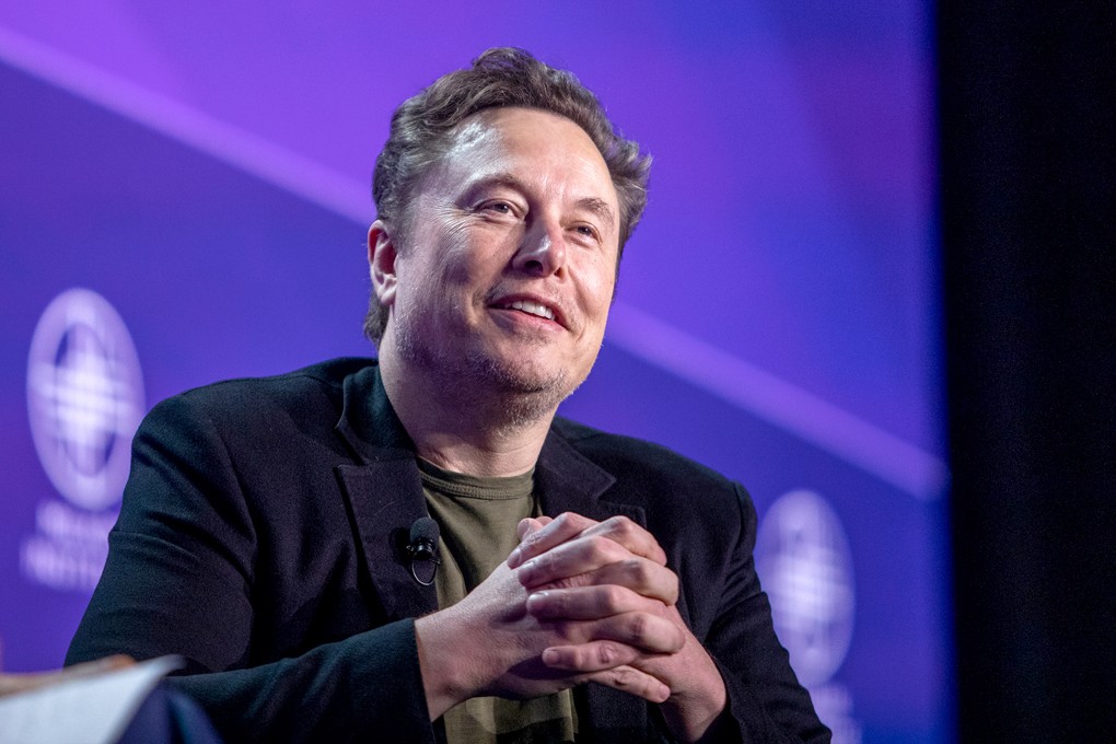 Elon Musk speaks at a confearence in Beverly Hills, California, in May 2024. Photo: TNS