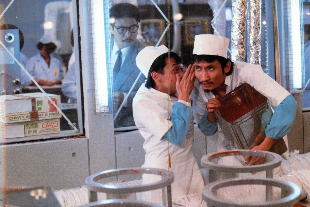 Teddy Robin (left) and Tsui Hark in a still from Working Class. Hark both directed and acted in this 1985 comedy about workers in a noodle factory trying to get the better of their bosses. Photo: Handout