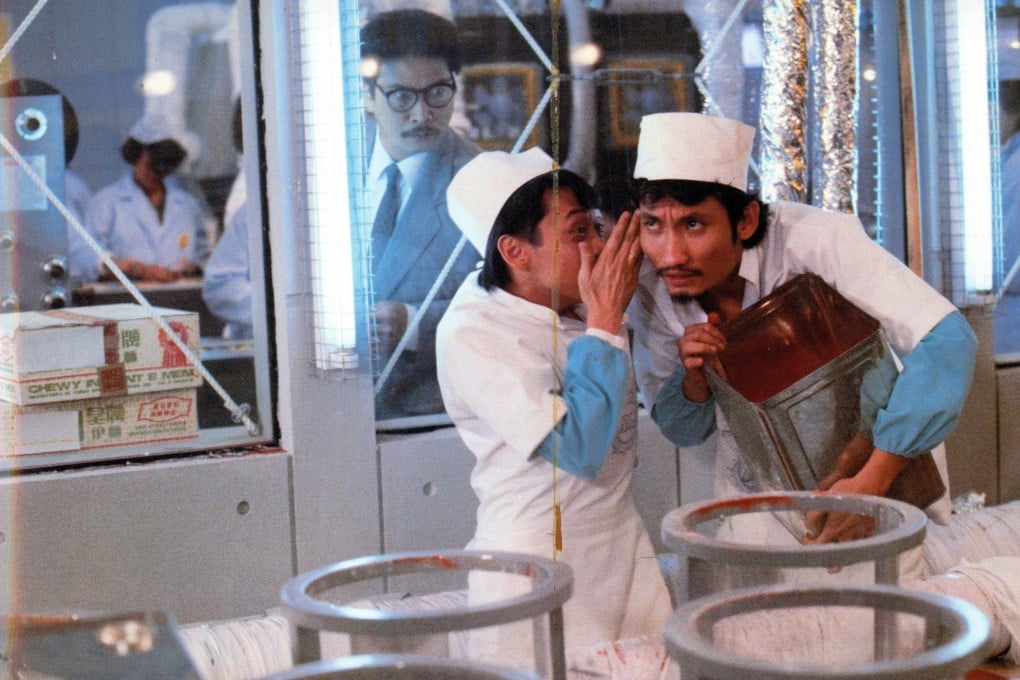 Teddy Robin (left) and Tsui Hark in a still from Working Class. Hark both directed and acted in this 1985 comedy about workers in a noodle factory trying to get the better of their bosses. Photo: Handout