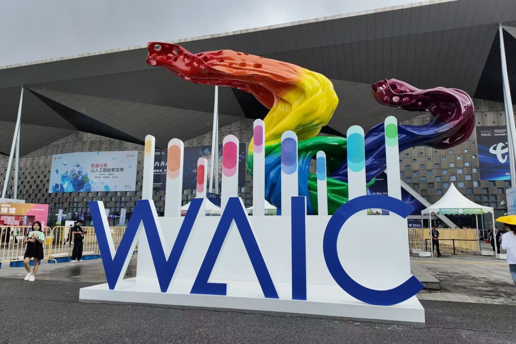 The three-day World Artificial Intelligence Conference kicked off in Shanghai on Saturday. Photo: Wency Chen