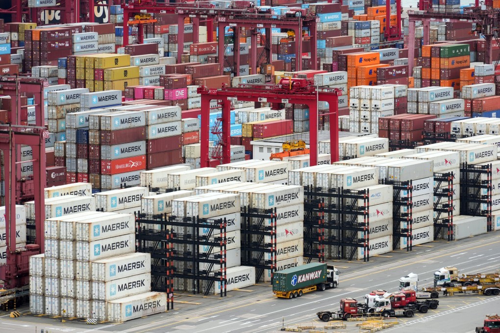 A view of Kwai Tsing Container Terminals. Photo: Eugene Lee