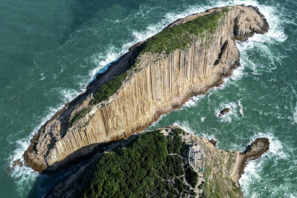 Police have searched for the missing kayaker in Po Pin Chau, Jin Island, Bluff Island, Kau Sai Chau, and Tai Long Wan. Photo: Sam Tsang