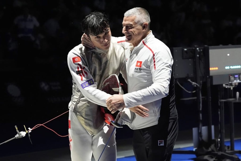 Coach Maurizio Zomparelli (right) has helped turn Ryan Choi into a winner. Photo: Handout