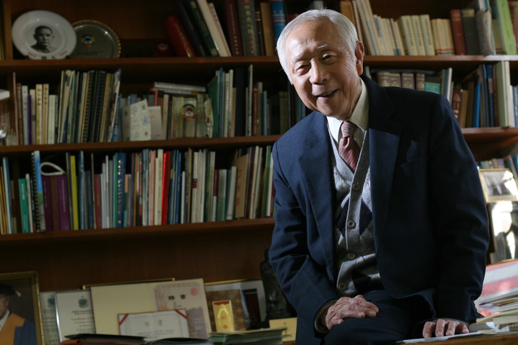 Shue Yan University co-founder, Dr Henry Hu Hung-lick, at his office in Shue Yan University, Braemar Hill, on January 15, 2009. Photo: May Tse