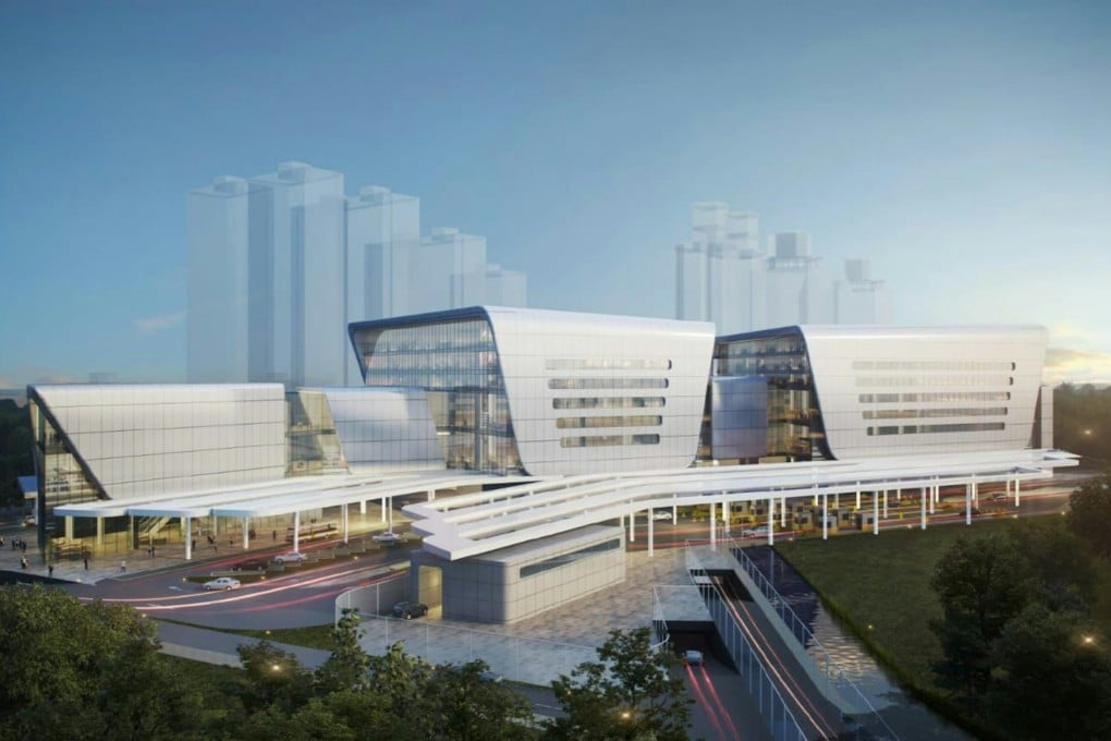 An illustration of the new Sha Tau Kok Control Point. Photo: Handout