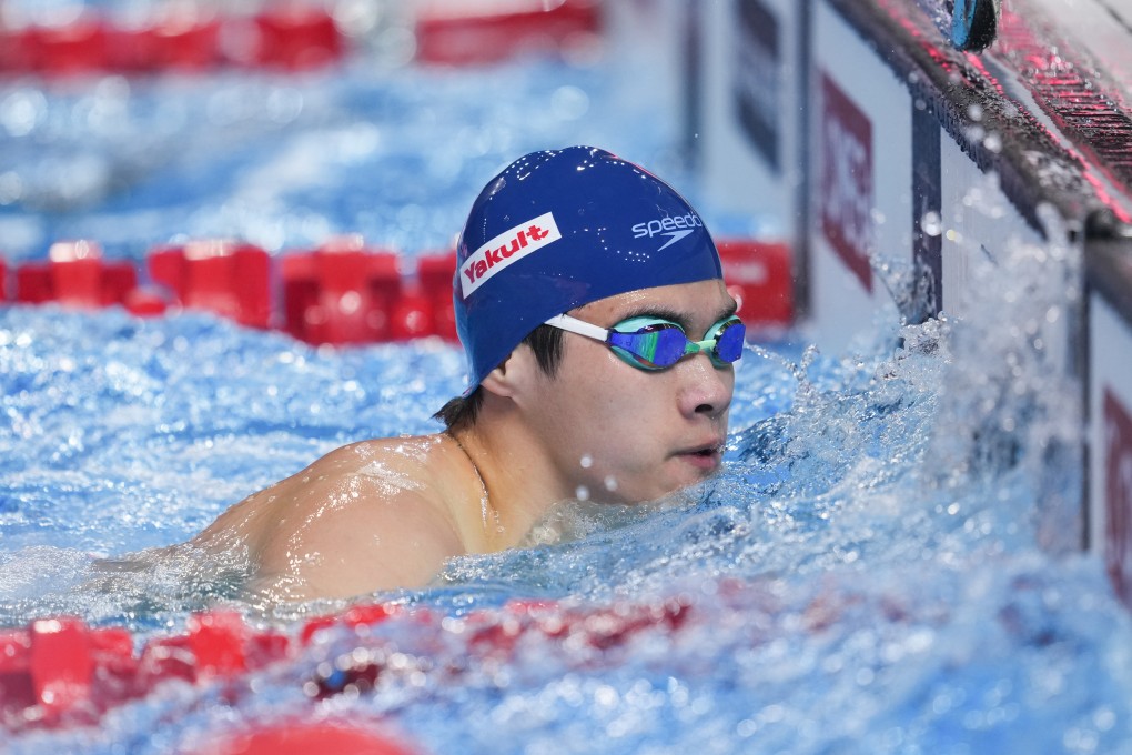 Pan Zhanle has been eliminated early from both the 100 and 200 metres freestyle in Singapore. Photo: Xinhua