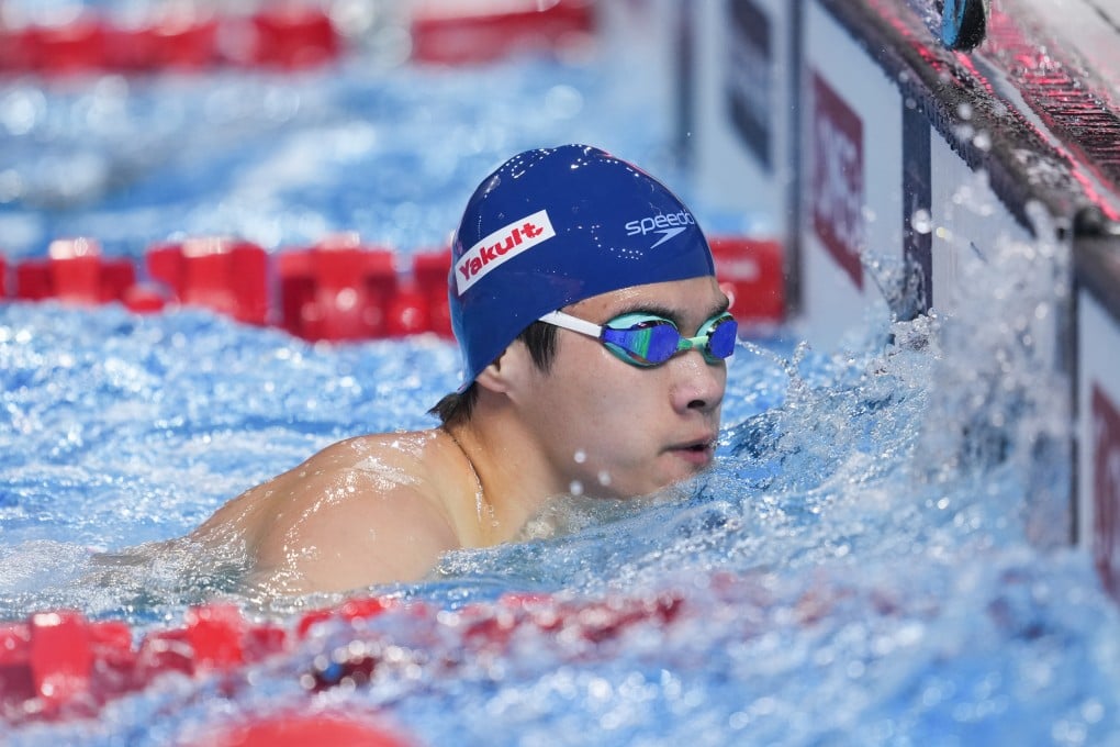 Pan Zhanle has been eliminated early from both the 100 and 200 metres freestyle in Singapore. Photo: Xinhua