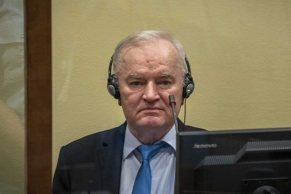 Former Bosnian Serb military chief Ratko Mladic at the International Residual Mechanism for Criminal Tribunals (IRMCT) in The Hague, The Netherlands in June 2021. Photo: EPA-EFE