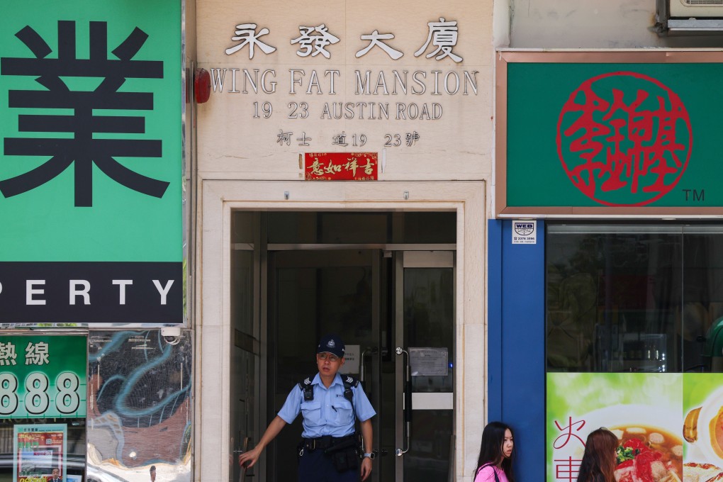 A man has been found dead in a flat at Wing Fat Mansion in Jordan. Photo: Jelly Tse