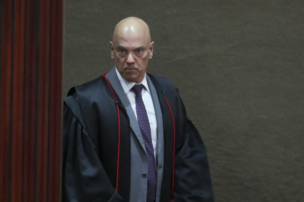 Judge Alexandre de Moraes at the Brazilian Supreme Court on Wednesday. Photo: AP