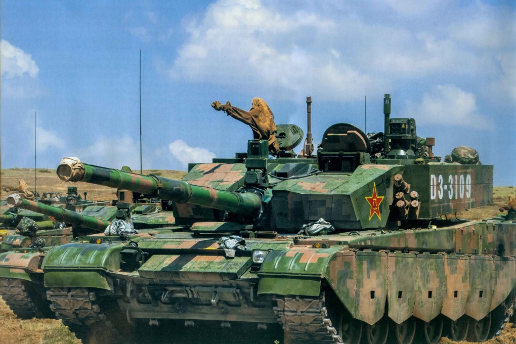 The Chinese Type 99A is the most modern main battle tank in service in the People’s Liberation Army, with a further upgrade in the works. Photo: Handout