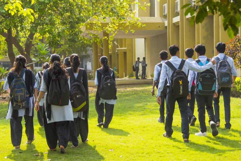 Students walk together on a university campus. India is opening its doors to foreign universities to boost education. Photo: Shutterstock