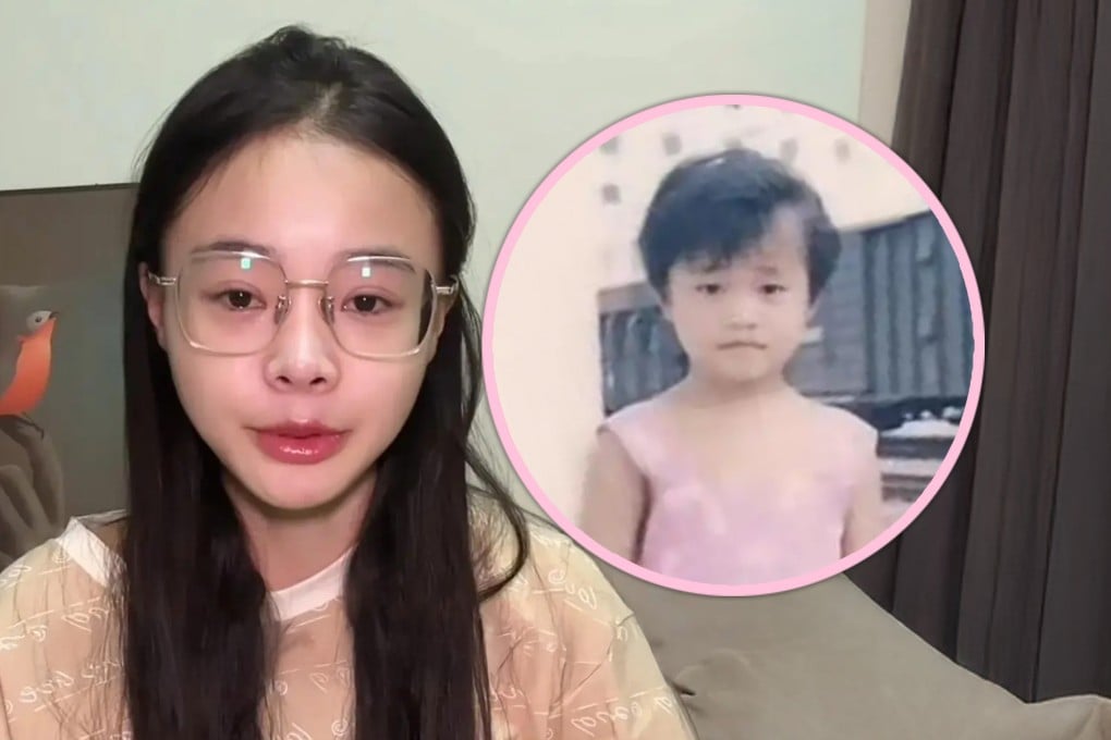 A Chinese influencer based in Thailand has revealed details of her kidnapping as a child and shared old photos taken by human traffickers in a bid to find her biological family. Photo: SCMP composite/Douyin
