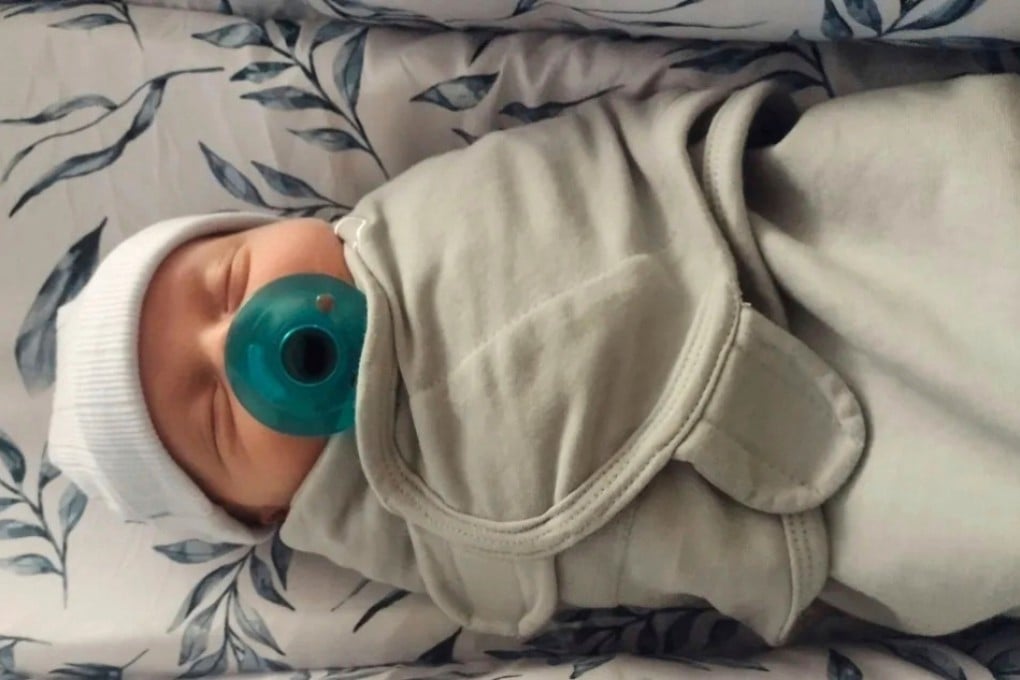 Newborn Thaddeus Pierce is seen in a photo provided on Thursday. Photo: Rejoice and John David Gordon via AP