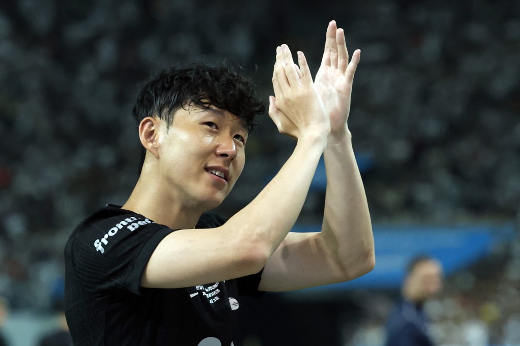 Tottenham Hotspur’s Son Heung-min applauds fans after playing what is expected to be his last game for the club. Photo: Reuters