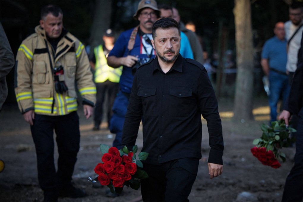 Ukrainian President Volodymyr Zelensky in Kyiv on Thursday. Photo: Ukrainian Presidential Press Service / AFP