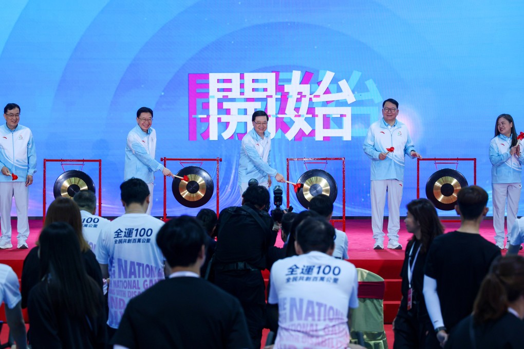 John Lee (centre) has said Hong Kong will focus on optimising the competition process, refining service arrangements, strengthening safety assurances and conducting final tests and drills. Photo: Dickson Lee