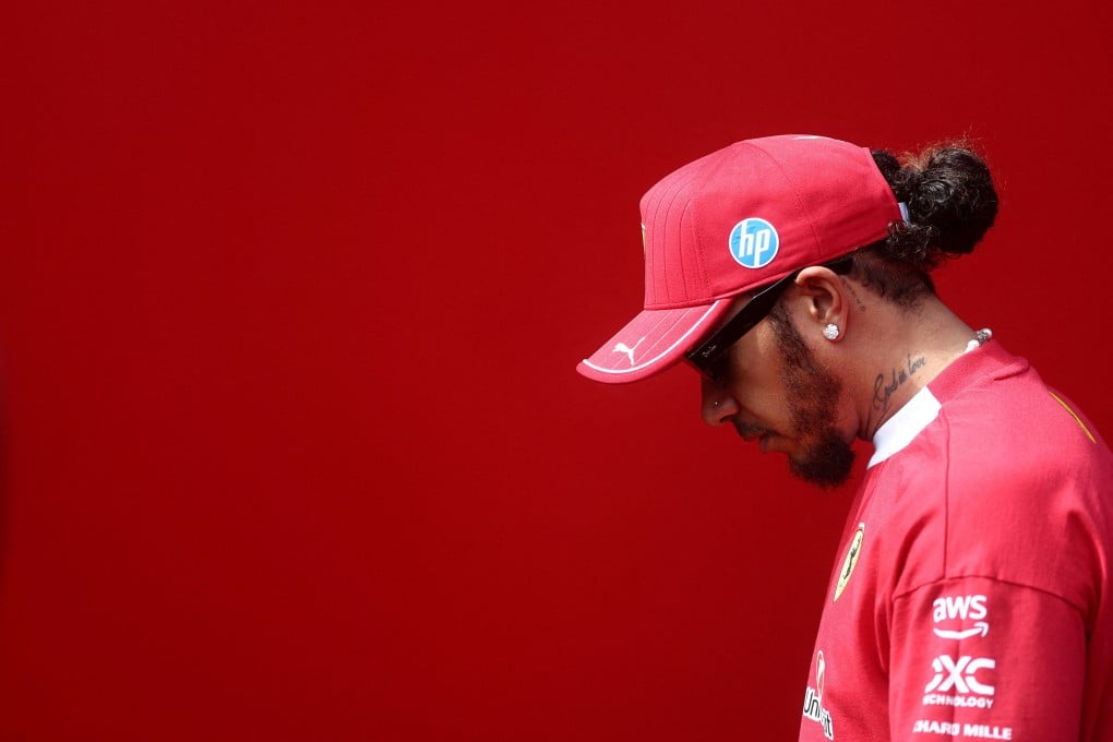 Lewis Hamilton cuts a forlorn figure at the Hungarian Grand Prix. Photo: Reuters