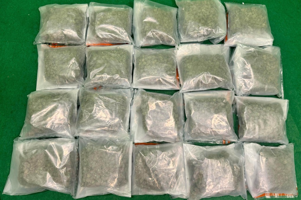 The drugs have an estimated market value of about HK$4 million. Photo: Handout