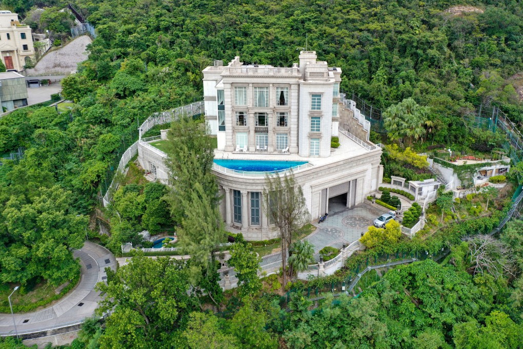 An undated photograph of the Li family’s mansion at 79 Deep Water Bay Road from a neighbouring hill on Hong Kong island. Photo: Handout