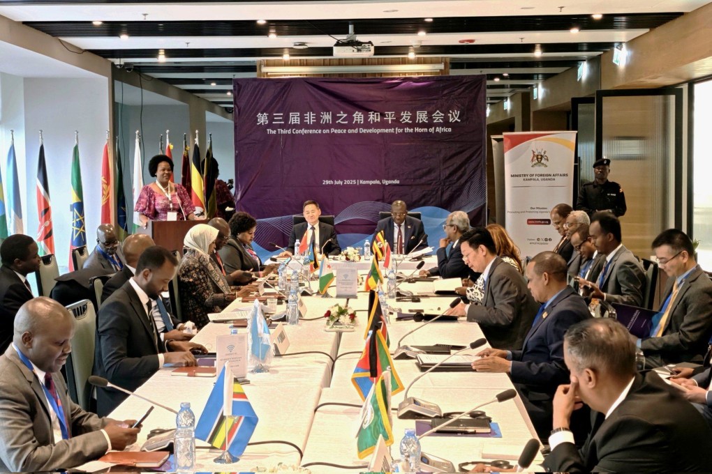 On 29 July, China’s special envoy for Horn of Africa Affairs, Xue Bing, told a conference in Kampala that Beijing would “actively engage” in regional initiatives. Photo: X/ DGAfrica_MFA