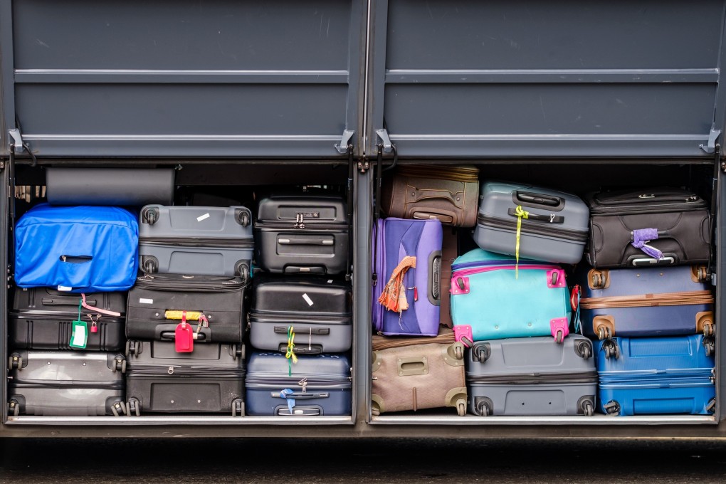 A packed luggage compartment on a bus. A two-year-old girl was found in a suitcase in the baggage compartment of a New Zealand bus on Sunday. Photo: Shutterstock