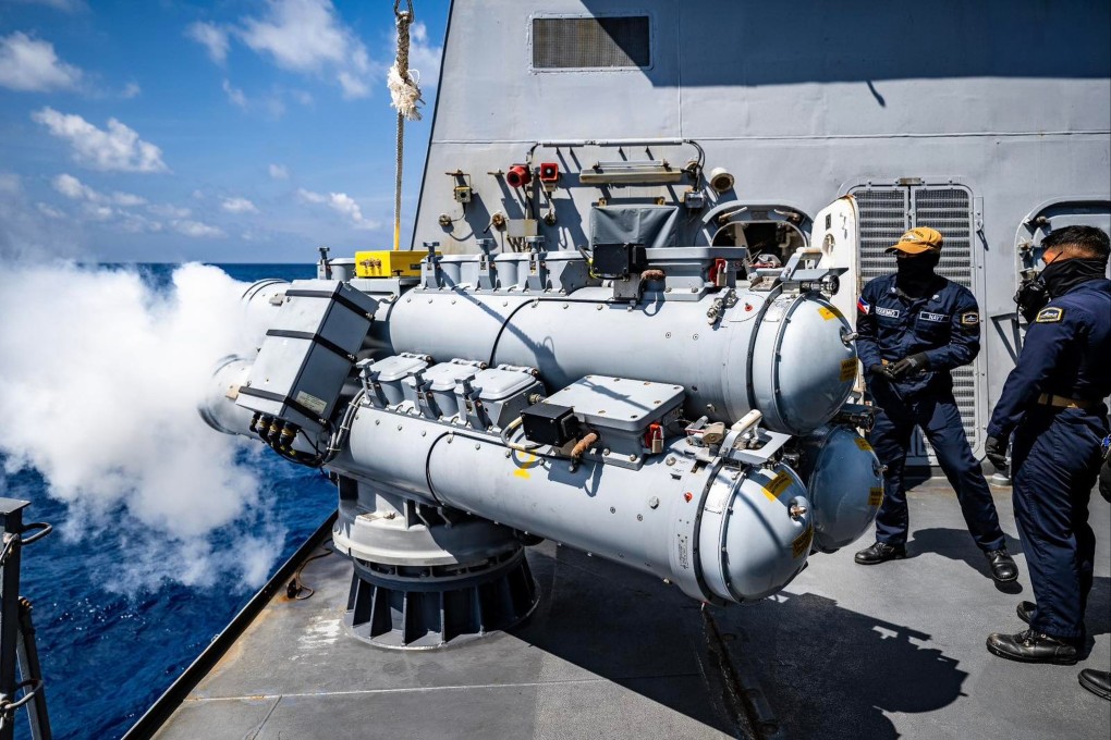 Philippine and Indian navy ships took part in a two-day joint patrol exercise. China says is vigilant to “any military activities aimed at disrupting the South China Sea or creating tensions”. Photo: Handout