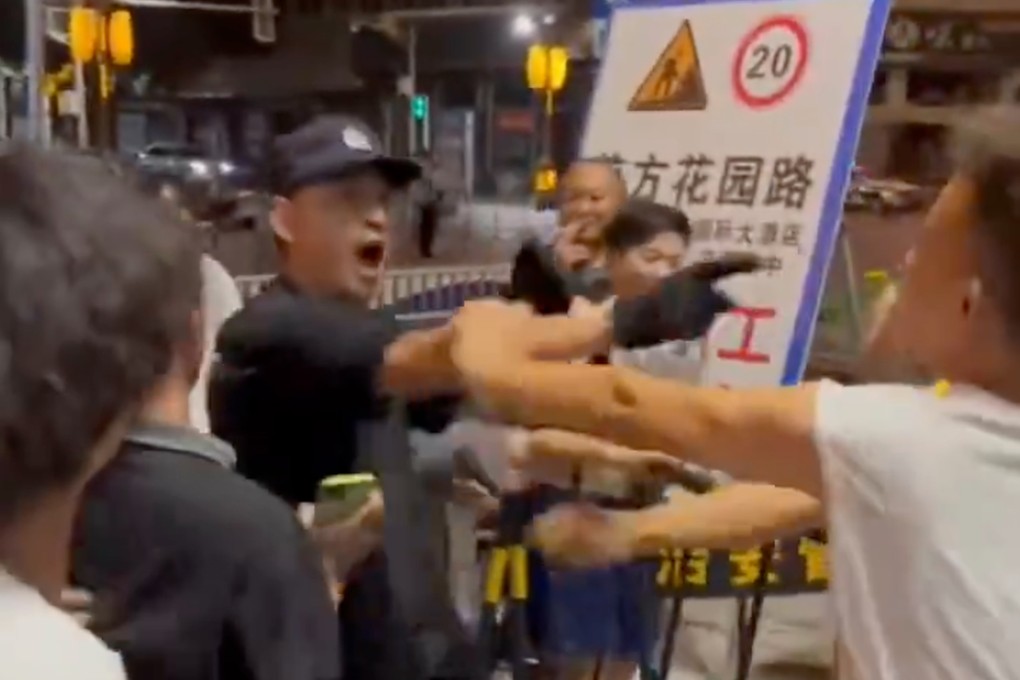 Jiangyou in Sichuan province was the scene of conflict and confrontation on Monday and Tuesday after residents expressed anger over a bullying case involving a 14-year-old victim. Photo: Handout