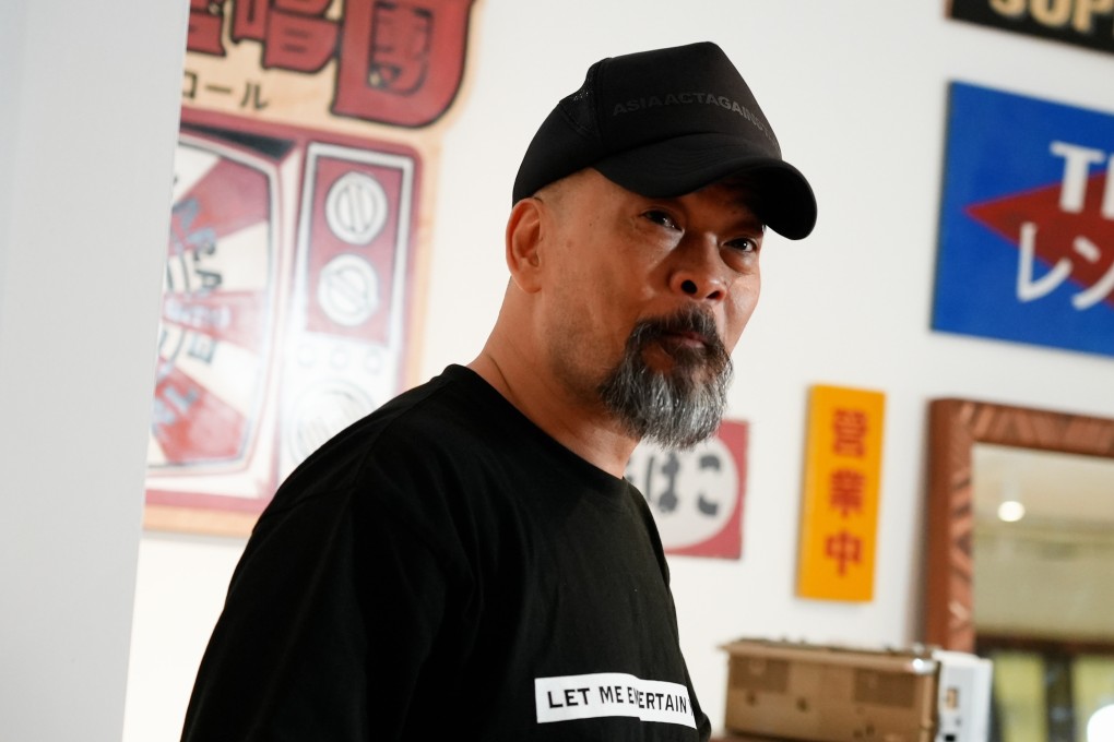 Eric Kot, who was in 1990s Cantopop duo Softhard, at his pop up shop in Central, Hong Kong. Photo: Llewellyn Cheung