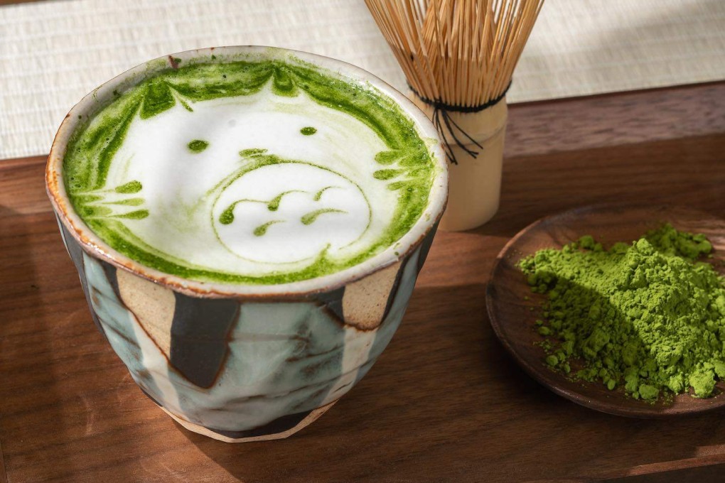 A hand-whisked Uji matcha latte is seen at Hong Kong matcha specialist Via Tokyo, which has seen the cost of the Japanese green tea rise as a result of an influencer-fuelled craze. Photo: Instagram/viatokyocafe