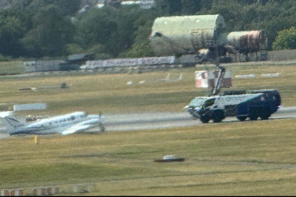 A Beechcraft Super King Air flight en route to Belfast was forced to make an unexpected return to Birmingham Airport on Wednesday. Photo: Handout