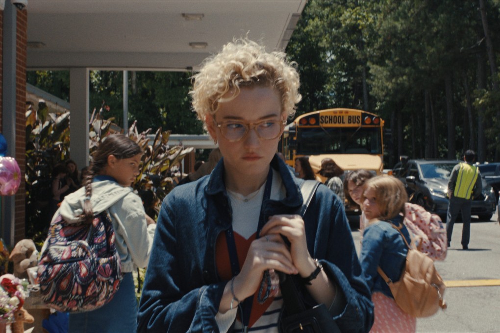 Julia Garner in a still from Weapons, (category III), directed by Zach Cregger. Josh Brolin co-stars.