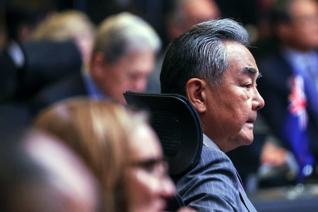 China’s foreign minister Wang Yi attends the 15th East Asia Summit foreign ministers’ meeting in Kuala Lumpur, Malaysia, on July 11. Photo:: EPA