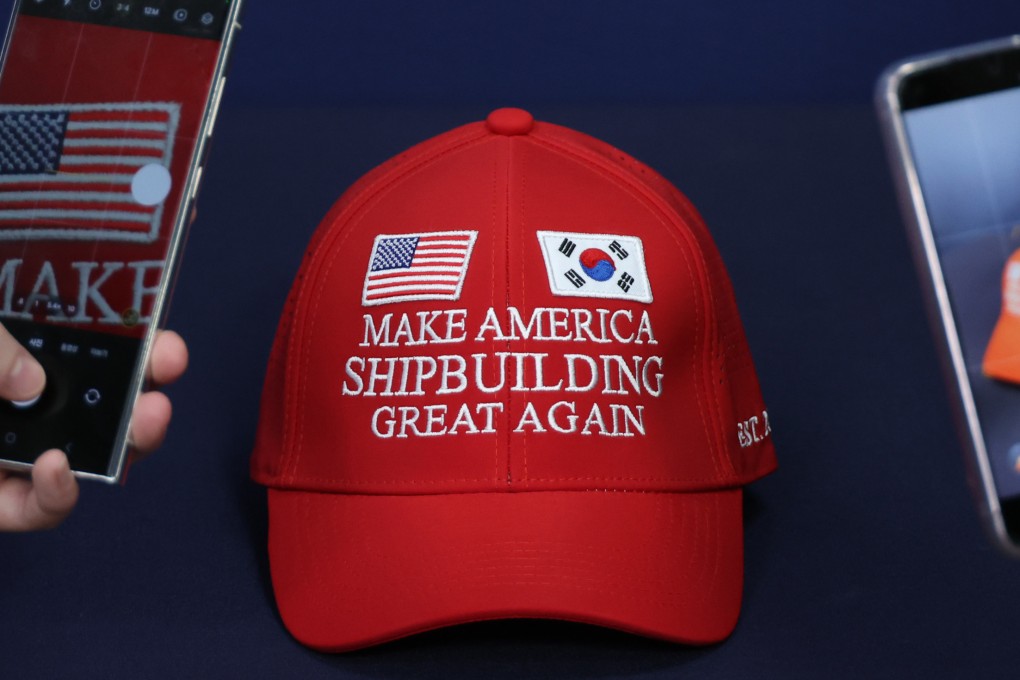 The Magsa cap used to convince the US to sign a tariff deal with South Korea. Photo: Yonhap/CFP