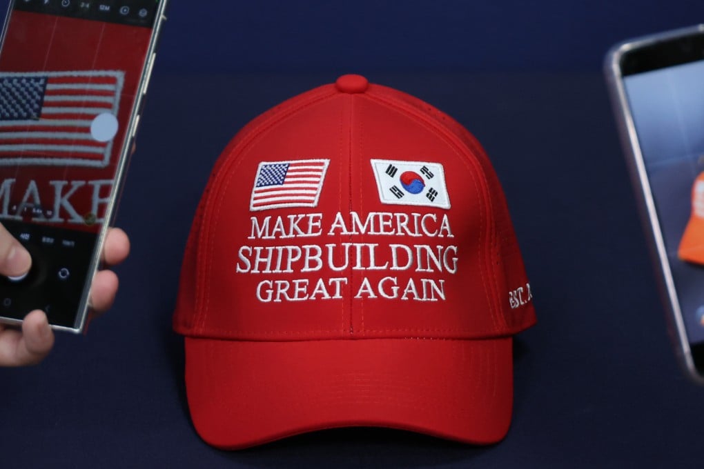The Magsa cap used to convince the US to sign a tariff deal with South Korea. Photo: Yonhap/CFP