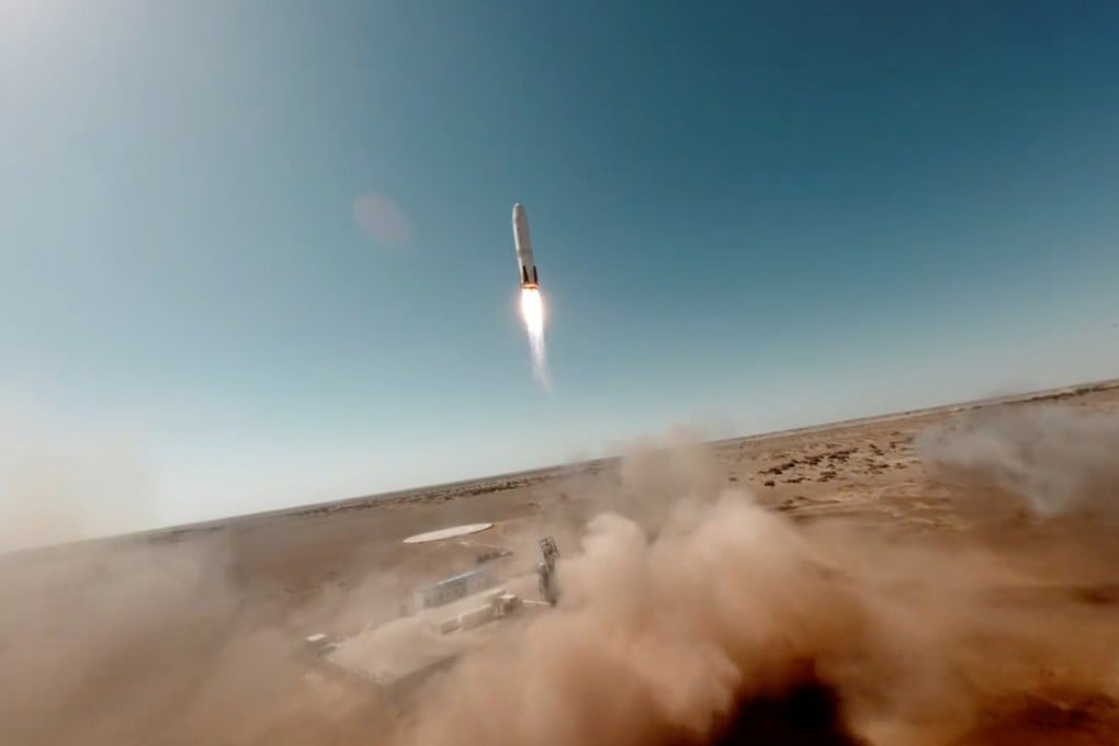 Deep Blue Aerospace, which last year suffered a crash landing when testing its Nebula-1 prototype (pictured) is believed to have encountered another failure in recent weeks. Photo: handout