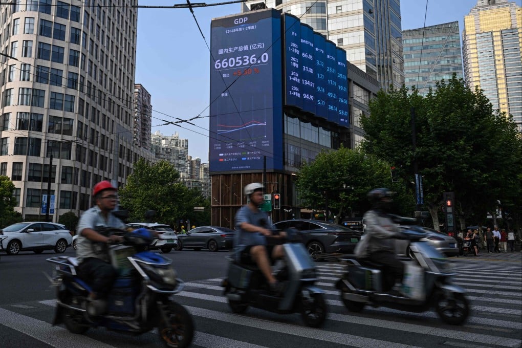 China’s gross domestic product growth remains an important benchmark for the country’s economic health. Photo: AFP