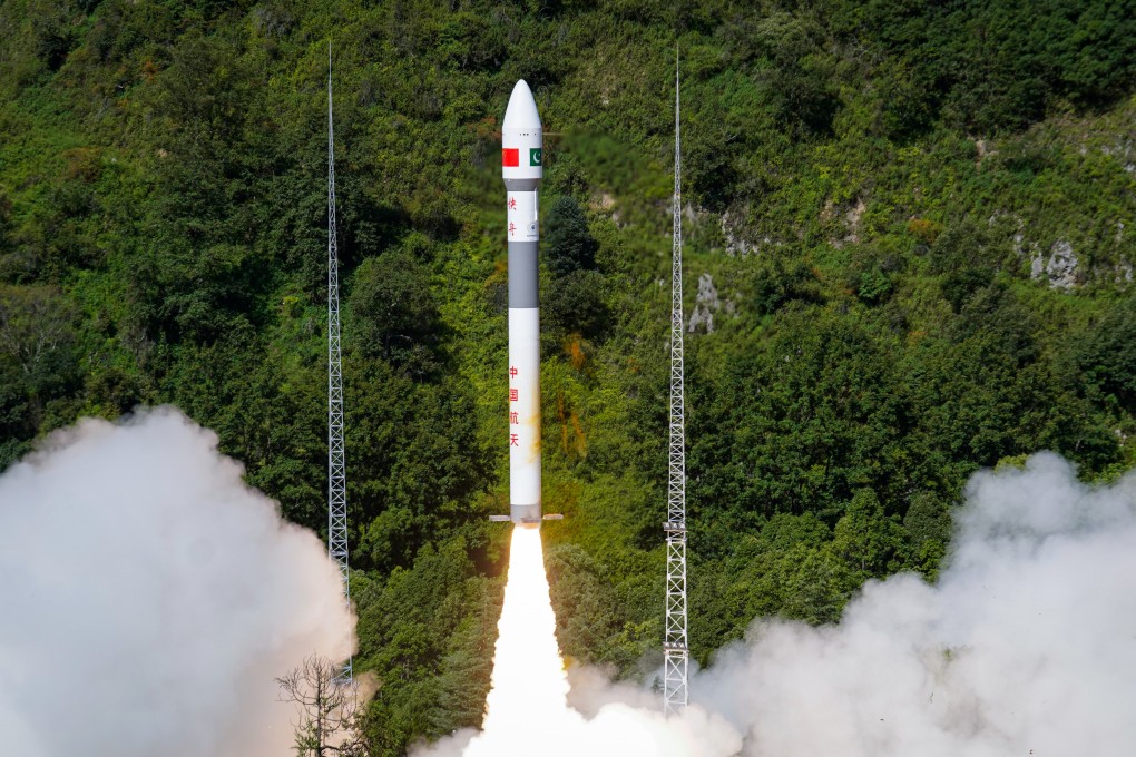 A rocket carrying the Pakistan Remote-Sensing Satellite blasts off from the Xichang Satellite Launch Centre in southwest China’s Sichuan Province on July 31. Photo: Xinhua