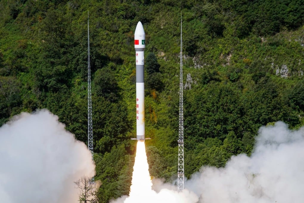A rocket carrying the Pakistan Remote-Sensing Satellite blasts off from the Xichang Satellite Launch Centre in southwest China’s Sichuan Province on July 31. Photo: Xinhua