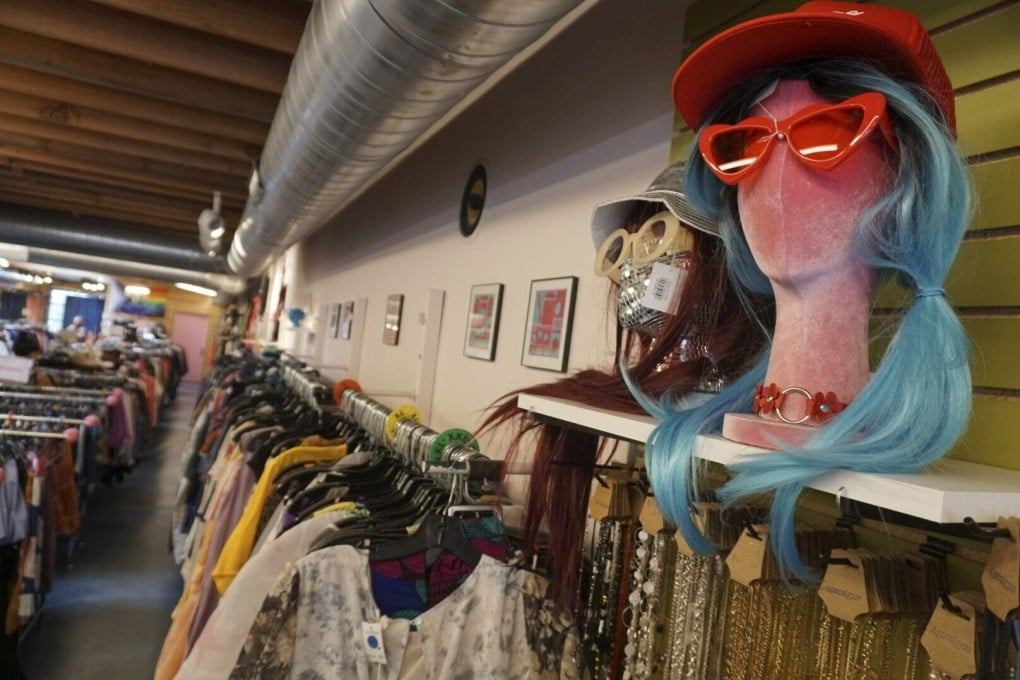 Eclectically styled mannequin heads are seen at Apocalypse, a buy, sell and trade store in Colorado in the US. Gen Z is reviving Y2K fashion trends and turning nostalgia into profit. Photo: AP