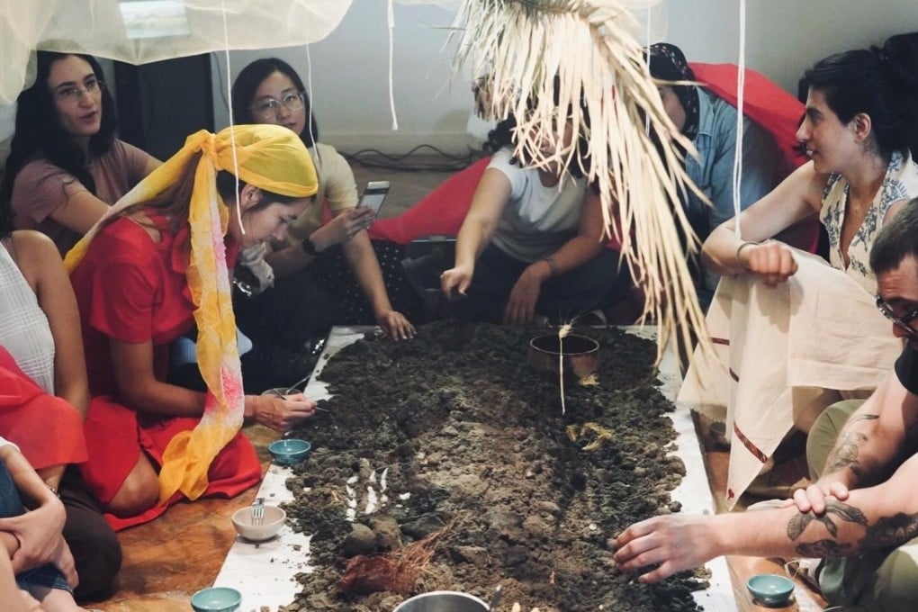 One of Iris Sham’s dinners exploring food and social injustice. Photo: Iris Sham