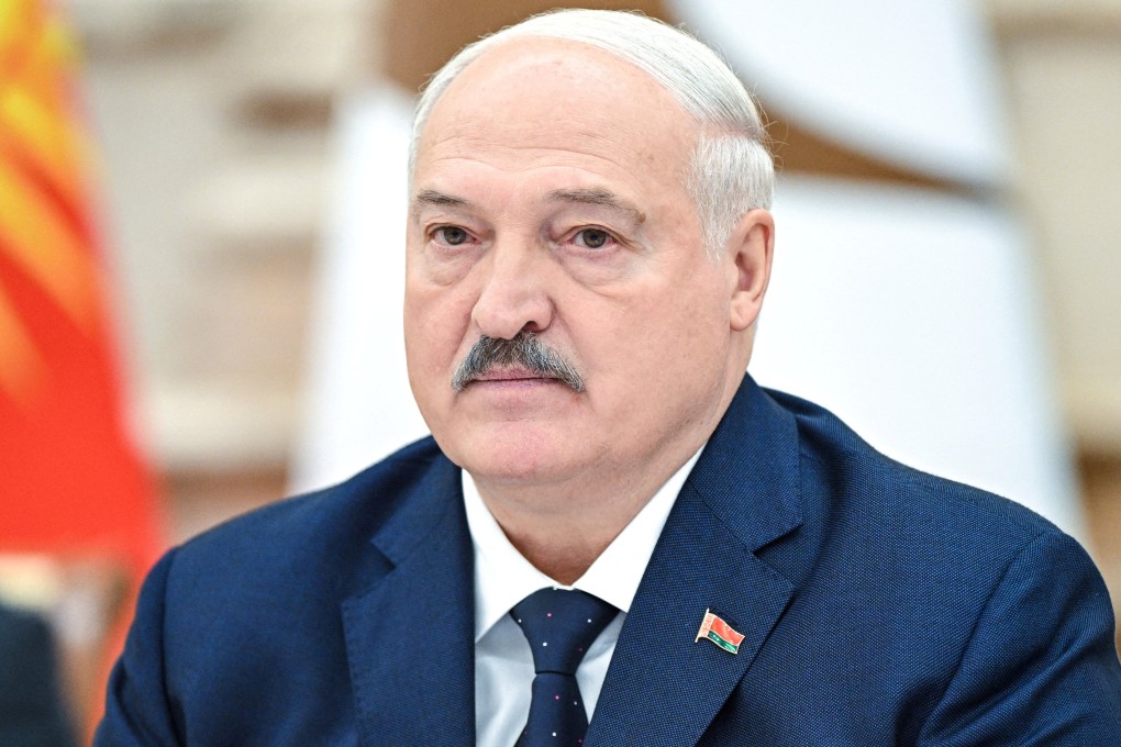 Belarusian President Alexander Lukashenko attends a meeting in Minsk, Belarus, in June. Photo: Sputnik via Reuters