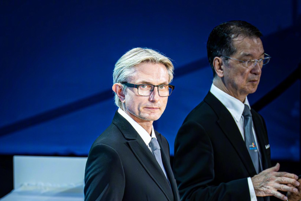 Sergey Sinkins, a Latvian judge in the Latin dance contest at the World Games in Chengdu, has garnered a surprise following on social media. Photo: Handout