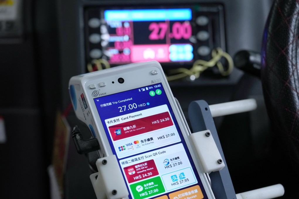 Many Hong Kong taxi drivers are hesitant to use digital payments. Photo: May Tse