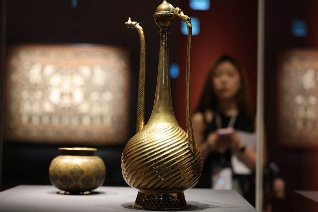 An exhibition, titled ‘Treasures of the Mughal Court from the Victoria and Albert Museum’, is being held at the Hong Kong Palace Museum. Photo: Nora Tam