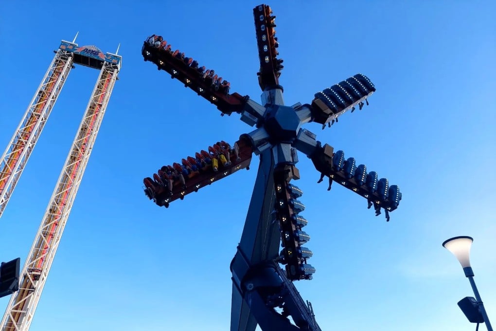 One social media user who was on the malfunctioning ride has described the “helplessness” of being suspended in mid-air for hours. Photo: Handout