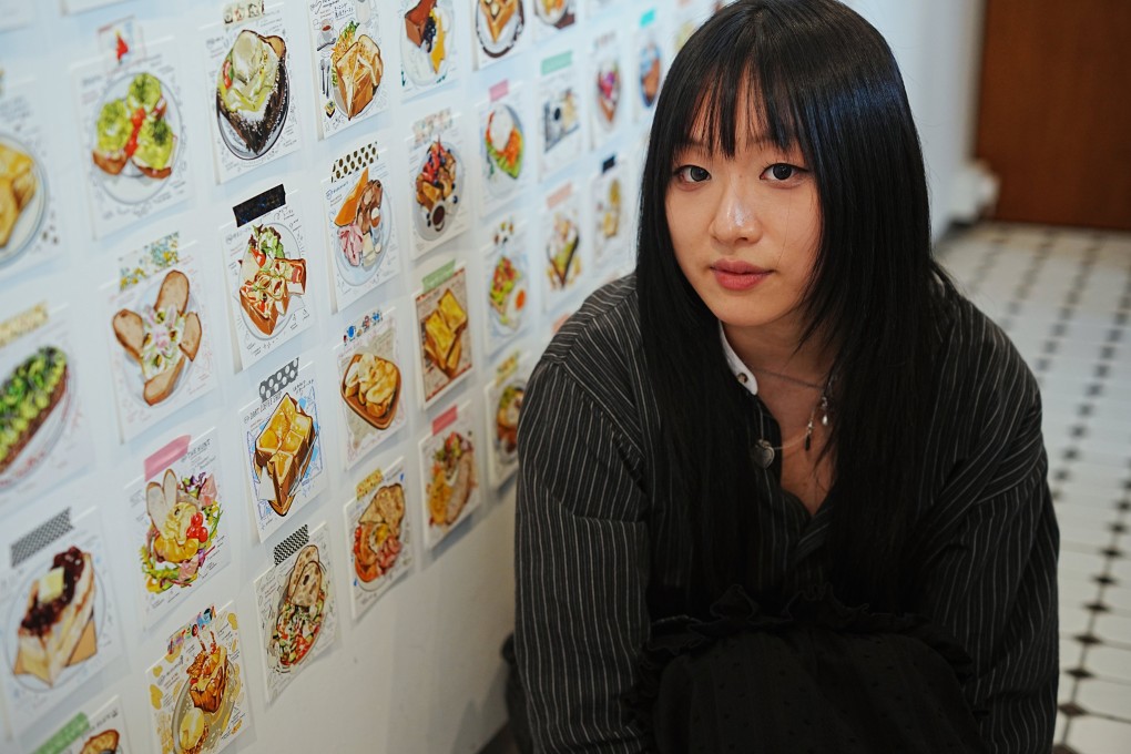 Hong Kong artist Nomkakaii’s #toast500 exhibition at Ztoryhome in Sai Ying Pun showcases 500 toast illustrations from around the globe. Photo: Nancy Wang