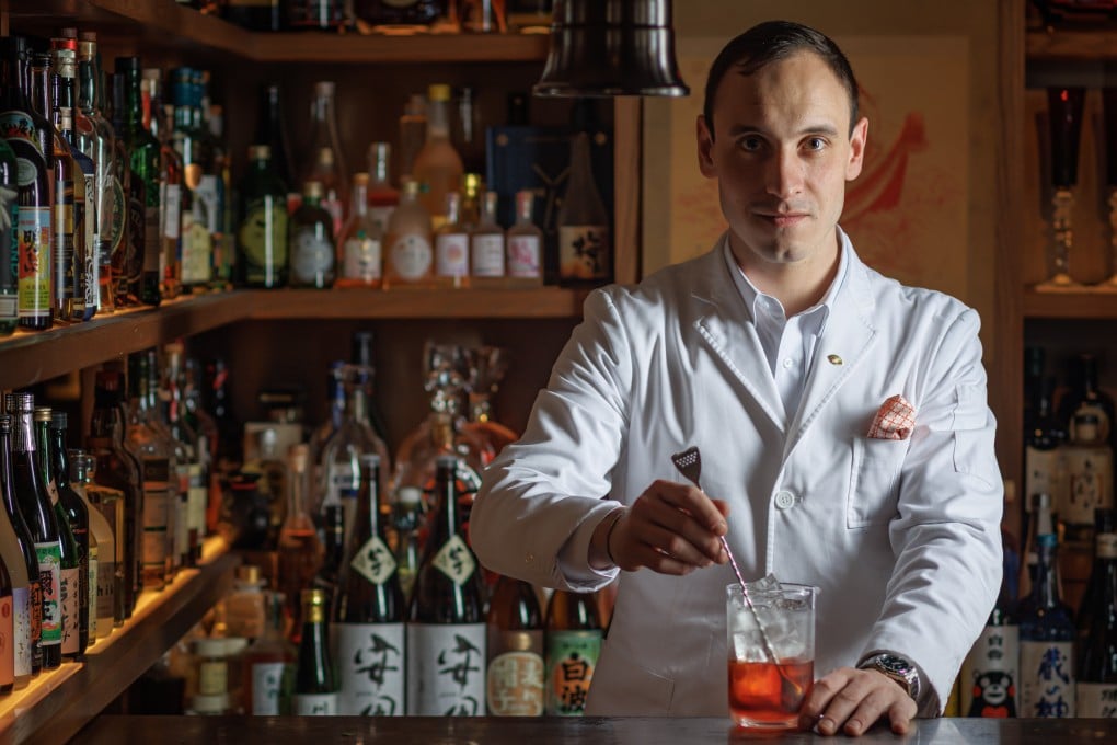 Stefano Bussi, the new bar manager at The Aubrey in the Mandarin Oriental Hong Kong, has launched a new cocktail menu of 16 drinks. Photo: Mandarin Oriental/The Aubrey
