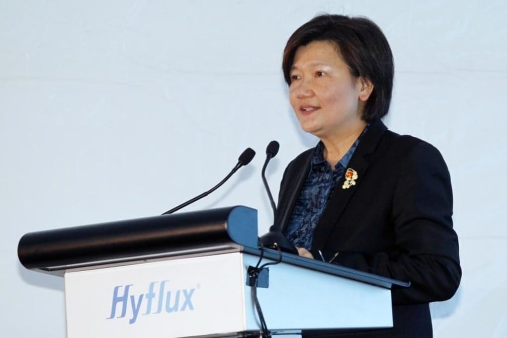Olivia Lum, founder of Hyflux. Prior to the company’s downfall, Lum’s rags-to-riches story was held up as an inspiration for entrepreneurs in Singapore of how perseverance could turn fortunes. Photo: Handout